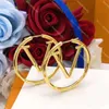 Brincos de ouro chiques, brincos de argola de 3-5cm, designer para mulheres, presentes, dia dos namorados, aniversário, joias de designer