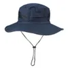Balıkçı şapka erkek yaz yaz hızlı kurutma ince örgü nefes alabilen güneş kremi şapka açık orman macera tırmanma şapka