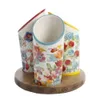 the Pioneer Woman Floral Medley 3-compartment Ceramic Utensil Holder