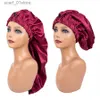 Банданы Durag Super Satin Silky Sleeping C с регулировкой прически, ночная шапка для вьющихся волос, длинная шапка, двухслойная, для здоровых волос, ручные вьющиеся волосыC24319