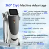 360 ° Cool Sculpting CRYO Cryolipolysis Fat Freeze Minceur Machine Gel Cryothérapie Dispositif Slim Fat Réduction Corps façonnage Perte de poids Équipement de beauté