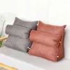 Pillow 1PC Wedge Triangle Cover Without Filler Sofa Bed Back Waist Backrest Pillowcase Leg Side Body Throw 45x45x22cm