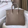 Handmade Bk Handbag High Fidelity Designer Togo Top Layer Cowhide Semi Wax Thread High Capacity Premium Feel Genuine Leather