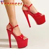 Dress Shoes Womens 2022 Summer Sandals Steel Pipe Dance Stripping High Heels Sexy Party Club Platform H240325