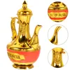 Weingläser-Topf für Buddha, exquisiter Behälter, Retro-Dekor, Dekanterhalter aus Kunststoff