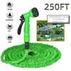 Kit tubo flessibile per pistola ad acqua espandibile da 25-200FT Tubo magico in PVC con pistola ad acqua con 7 modalità di spruzzatura per irrigazione agricola da giardino Autolavaggio 240311