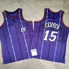 1993 1994 1995 Authentic Basketball Vintage Tracy McGrady koszulki 1 Vince Carter 15 Penny Hardaway 1 Shotback Shirt 1998 1999 2000 2001 2003 Stripe Stripe Szyged