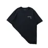 Camisa de diseñador para hombres Fenjia Xia Estilo Pecho Etiqueta de cuero floral Negro Peso de doble gramo Tela de alta gama que no se encoge Hombres y mujeres Misma camiseta de manga corta Iexz