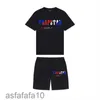 Trapstar Mens Tracksuits t Shirt Shorts 2-piece Set Short Sleeve Beach Suits Fashion Letter Print Casual Running Walking Sports Suit S-3xl 33OR