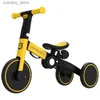 Bikes Ride-Ons IMBABY Baby Tricyc 4 In 1 Foldab Baby Strolr Balance Bike Kick Scooter Children Portab Childrens Strolr Walking Car L240319