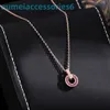 Jewelry Designer Brand Pendant Necklaces Genuine Electroplated Treasure House Is in Good Diamonds Copper Coins for Women 18k Rose Gold of Pearl Small Round