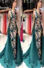 Desginer Jewel Neckline Mermaid with Oveskirts Prom Dresses Highty Quygle Party Party Frick في S1227507