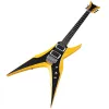 Guitar V Shape 6 String Electric Guitar 39 Inch Full Basswood Body Active Guitar With Canada Maple Neck Good Handicraft