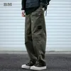 Pantalons pour hommes printemps automne mode coréenne éclaboussures de peinture vêtements Cargo Harajuku décontracté Baggy extérieur pantalon Streetwear