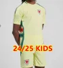 2024 25 Wales Euro Soccer Jerseys Bale Wilson Allen Ramsey World National Team Cup Rodon Vokes Home Football Shirt Kort ärm Vuxna uniformer Fans Player version