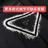 Mäns T-shirts Designer High Version Spring/Summer New Chest Invertered Triangle Type Pocket Pocket Decoration Löst och korrekt modemärke Kortärmad T-shirt 0ceq