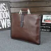 Bolsa de ombro masculina de couro de luxo, maleta de alta capacidade para homens, bolsa mensageiro, bolsa de computador, design, bolsa de mão para meninos