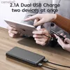 휴대 전화 전력 은행 Kuulaa Solar Power Bank 2000mah 빠른 충전 휴대용 외부 배터리 USB 전화 충전기 iPhone 14 13 12 11 Pro Maxc24320