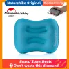 Gear NatureHike Atualizada Válvula Atualizada Almofada Inflável Pillow Camping Campo Ultralight Huncking Sleep Pillow ao ar livre travesseiro de viagem compressível