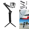 Waterproof Multifunction Selfie Stick Floating Hand Grip 3Way Arm Monopod Pole Tripod Fit for Action Camera 240309