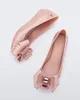 Sandaler 2024 Spring Autumn Women's Shoes Ladies Fish Mouth Bow Jelly Single Parent-Child Beach Size 31-39