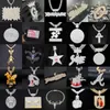 Pas speciale links aan.Pas verschillende hoogwaardige 925 zilveropties aan.18K goud.Paspoort Diamond Tester Moissanite Hip Hop Charm Hanger, Iced Sieraden