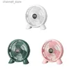 Wentylatory elektryczne Mały pulpit USB Portable Desktop Fan Silent Desktop Fan Strong Wind Fany240320