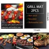 ROMANTICIST 30-teiliges Grillbesteck-Set für Männer und Frauen, robustes Grillbesteck-Set aus Edelstahl, rutschfestes Grillzubehör-Set mit Thermometer, Matten im Aluminiumgehäuse