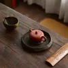 Tea Trays Stone Tray Teapot Decoration Plate Water Storage Natural Volcanics Antique Kungfu Board Teaware Home Table Office Accessorie