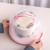 Bouteilles de stockage, excellente boîte à gâteaux transparente, conception Unique, boîte alimentaire en plastique légère