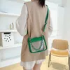 Shoulder Bags 2024 Summer Women Clear Transparent Crossbody Bag Female Jelly Handbags And Purses Acrylic Chain Square Bolsos