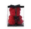 27 färger presentförpackning docka konstgjorda blommor pe rose björn leksaker valentine039s dag gåva romantiska nallebjörnar med flickvän presen6062626