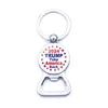 American Bottle Abrening Electoral Metal Key Ring Pends USA Trump Beer Openers s 2024 FY5918 0422