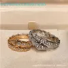 2024 Jewelry Designer Brand Band Rings 925 Silver Plated 18K Light Wide and SMROUN Opening Personalized Snake Bone Ring