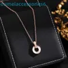 Jewelry Designer Brand Pendant Necklaces Genuine Electroplated Treasure House Is in Good Diamonds Copper Coins for Women 18k Rose Gold of Pearl Small Round