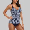 Costume da bagno da donna Charmleaks Donna Tankini Set Costume da bagno a due pezzi Costume da bagno bikini sexy push up stampato floreale vintage