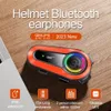 Q08 2X Motorcycle Intercom Helmet Bluetooth Headset QC BT5.0 1000M 2 Riders Full-duplex Intercommunicator IPX6 Universal Pairing