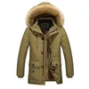 Vestes pour hommes manteau ample surdimensionné hiver décontracté polyvalent veste en coton longueur moyenne