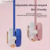 Elektrische Fans Kaninchen Astronaut USB Mini Fan Tragbare Lazy Neck Hängen Schnurlose Kinder Handheld Lade FanY240320