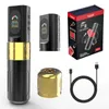 Macchina per tatuaggi wireless F8 Penna per tatuaggi a doppia batteria Motore a tazza cava Viaggio regolabile Commutazione cablata e wireless 240320