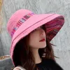 Cappelli a tesa larga Cappello da sole Bordo largo Doppia ombreggiatura Tutto per pescatori Visiere leggere etniche per la corsa del vento per le donne Invia