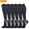 Socks Brothock 6 Pairs for Dropshipping Compression Socks 2030 MmHg Best for Athletic Nylon Cycling Medical Nursing Sport Stockings