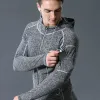Jackets Nieuwe reflecterende hardloopjas Men Zipper Elastic Basketball Yoga Tops Gym Fitness Hapleed Kleding Warm Dry Fit voetbal Sportjas