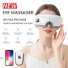 Masseur pour les yeux 4D, Airbag intelligent, Instrument de soins par Vibration, compresse, lunettes de Massage Bluetooth, poche de Fatigue, rides 240318