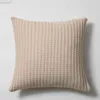 Pillow Cover 45x45cm Mustard Yellow Soft Pink Beige Grey Knit Home Decoration Square Case For Sofa Bed