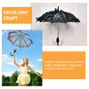 Parasol Dekoracja przyjęcia weselnego Dzieci Dance Parasol Po Props Lady Costume Bride koronkowa rączka ozdobna