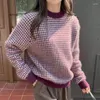 Women's Sweaters Boutique Vintage Knit Sweater Winter Casual Street Wear Long Jump Korean Sleeve Jumper Women Loose Pull