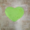 Dywany Słodki serce Kształt Puszysty mata podłogowa Dywan bez poślizgu dywan do sypialni jadalnia 30 x 40 cm (zielony)