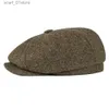 Newsboy Hats Botvela Yün Tweed News Boys C Herringnone Mens İngiliz Gatsby retro şapka sürücüsü Düz C Mens retro balıksırtı Beretc24319