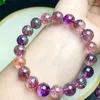 Decorative Figurines Natural Super Seven Bracelet Women Men Jewelry Gemstones For Girls Lucky Year Gift 1PCS 9/10MM